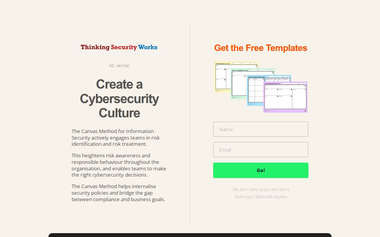 Information Security Canvas – Download the Templates